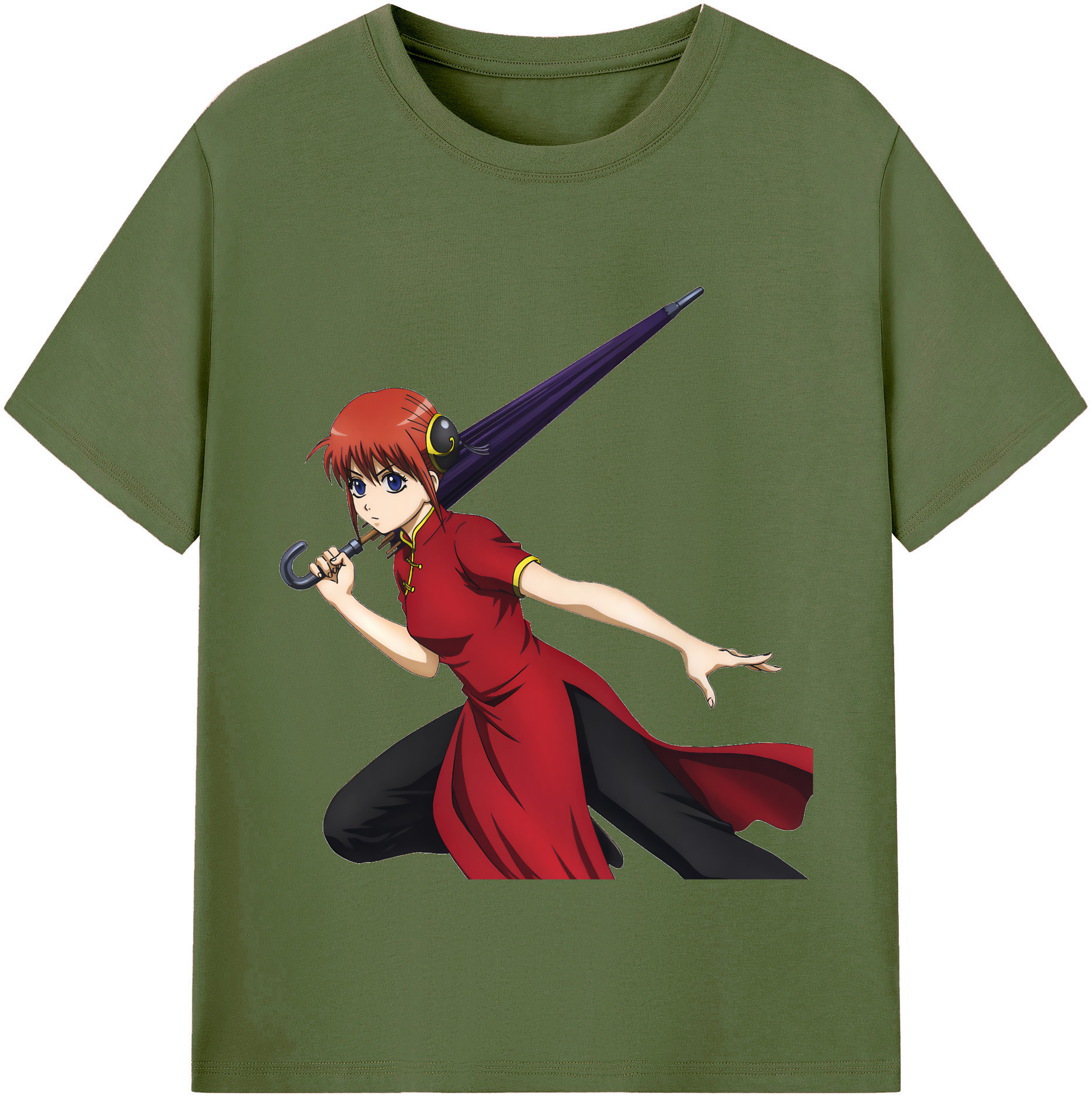 （画像用） ぎんたま 坂田銀時（さかたぎんとき） 神楽 志村新八（しむら しんぱち） GINTAMA Sakata Gintoki Kagura Shimura Shinpachi 綿100％半袖Tシャツ（フロントプリント）